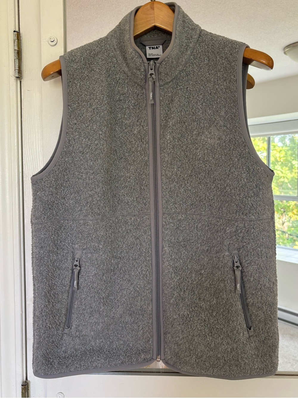 TNA Polartec® Fleece Vest - Medium Heather Grey